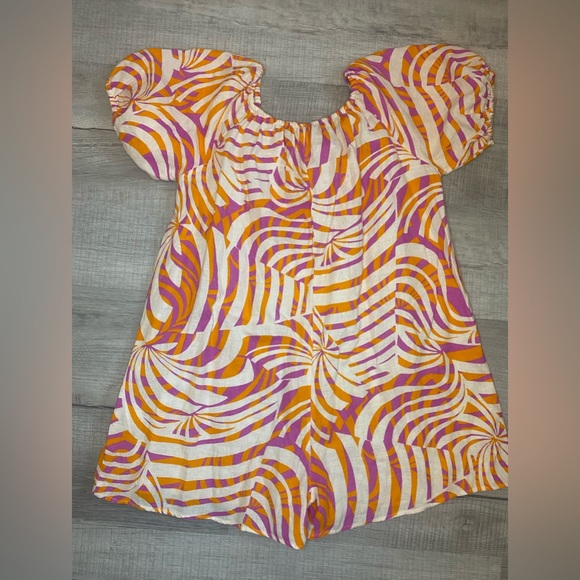 Multicoloured shorts jumpsuit - Picture 2 of 3